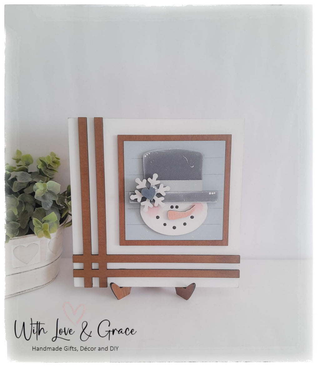 Decorative Frame (Single) with Easel Stand (10.8cm insert)