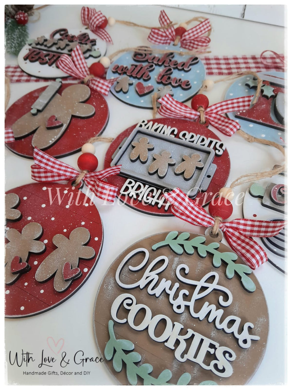 Christmas Baking Ornament Bundle - DIY Kit (Set of 9)