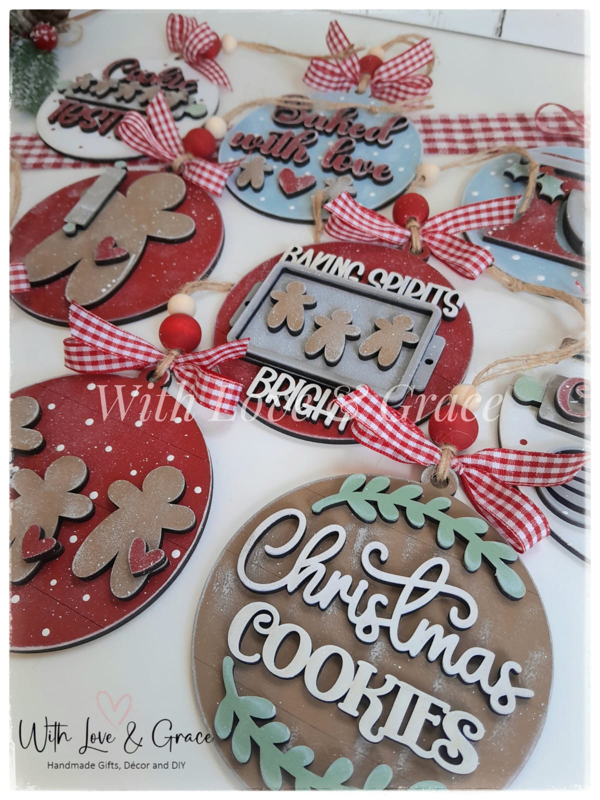 Christmas Baking Ornament Bundle - DIY Kit (Set of 9)