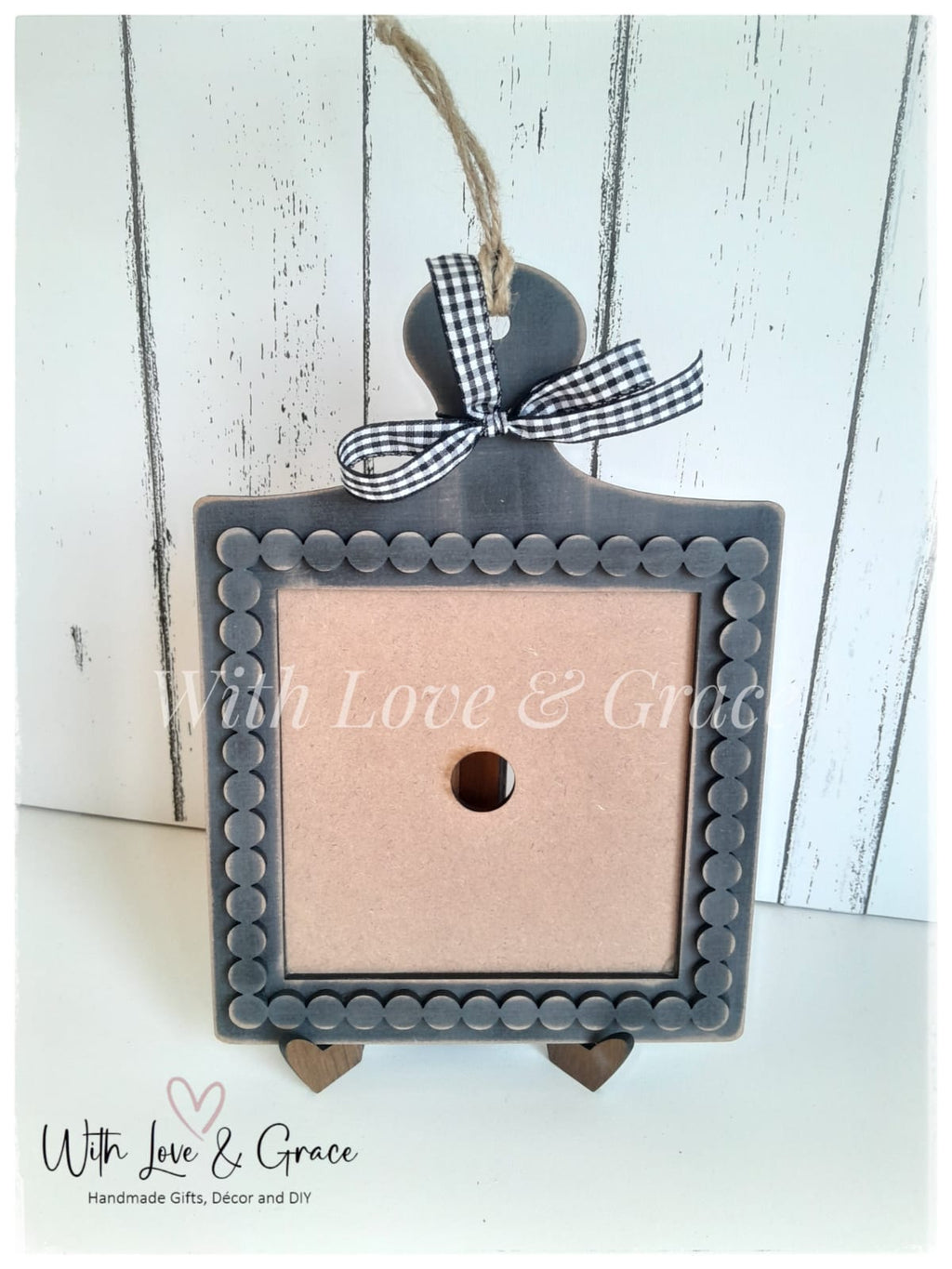 Breadboard Bead Trim Sign Holder