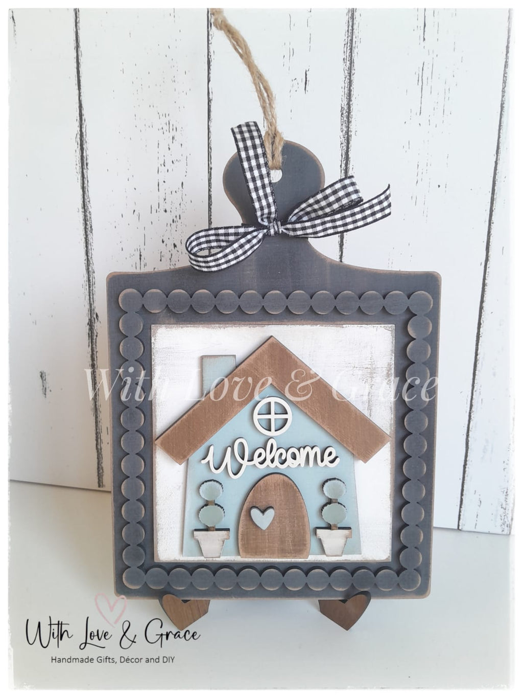 Breadboard Bead Trim Sign Holder