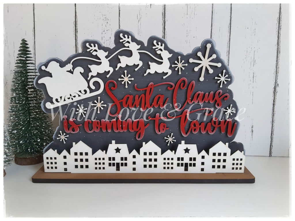 Santa Claus Light Up Village