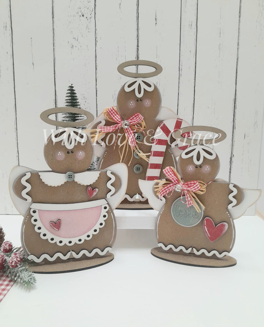 Gingerbread Angels (Set of 3)
