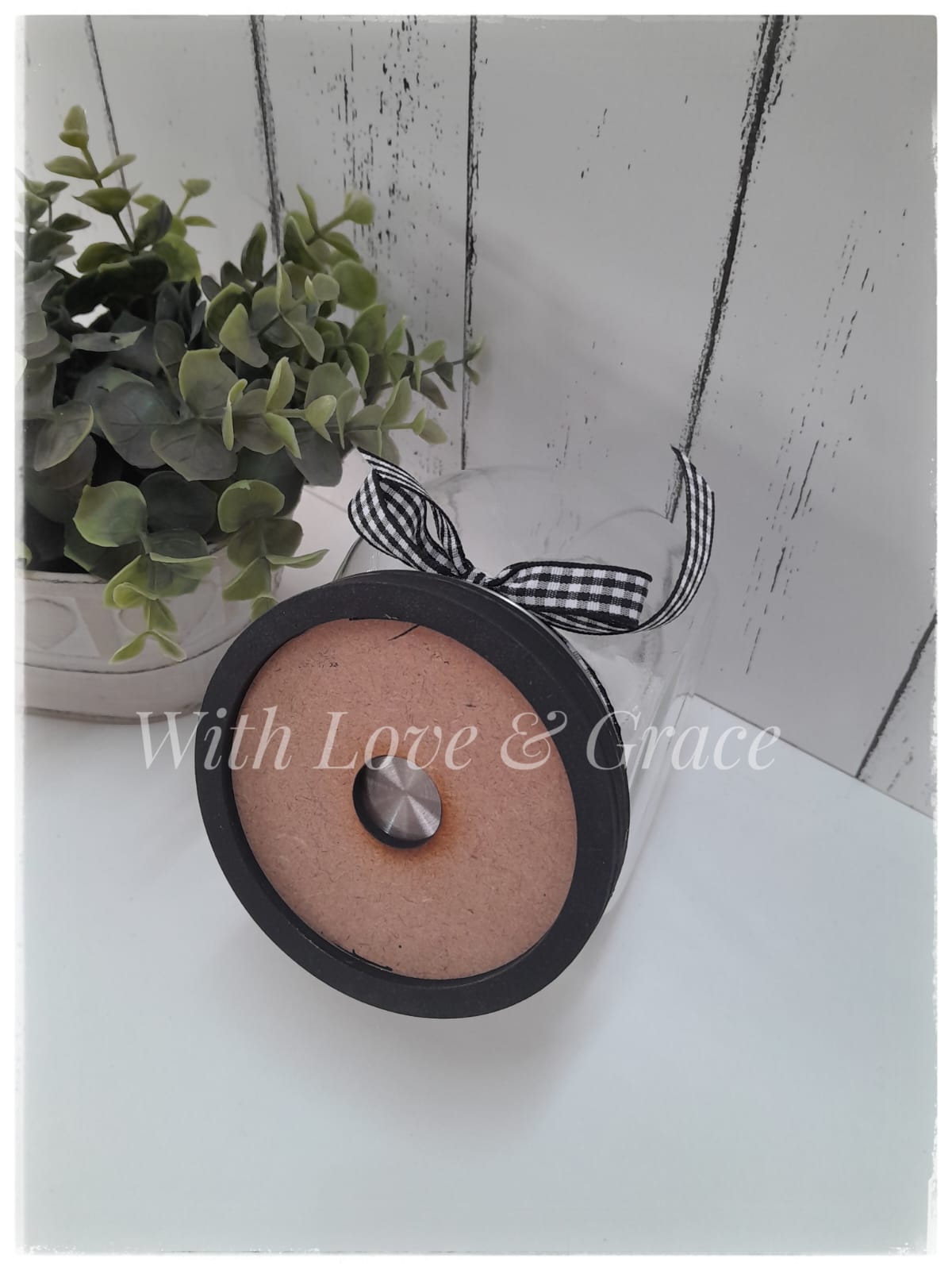 Slanted Glass Jar 650ml with Interchangeable Lid