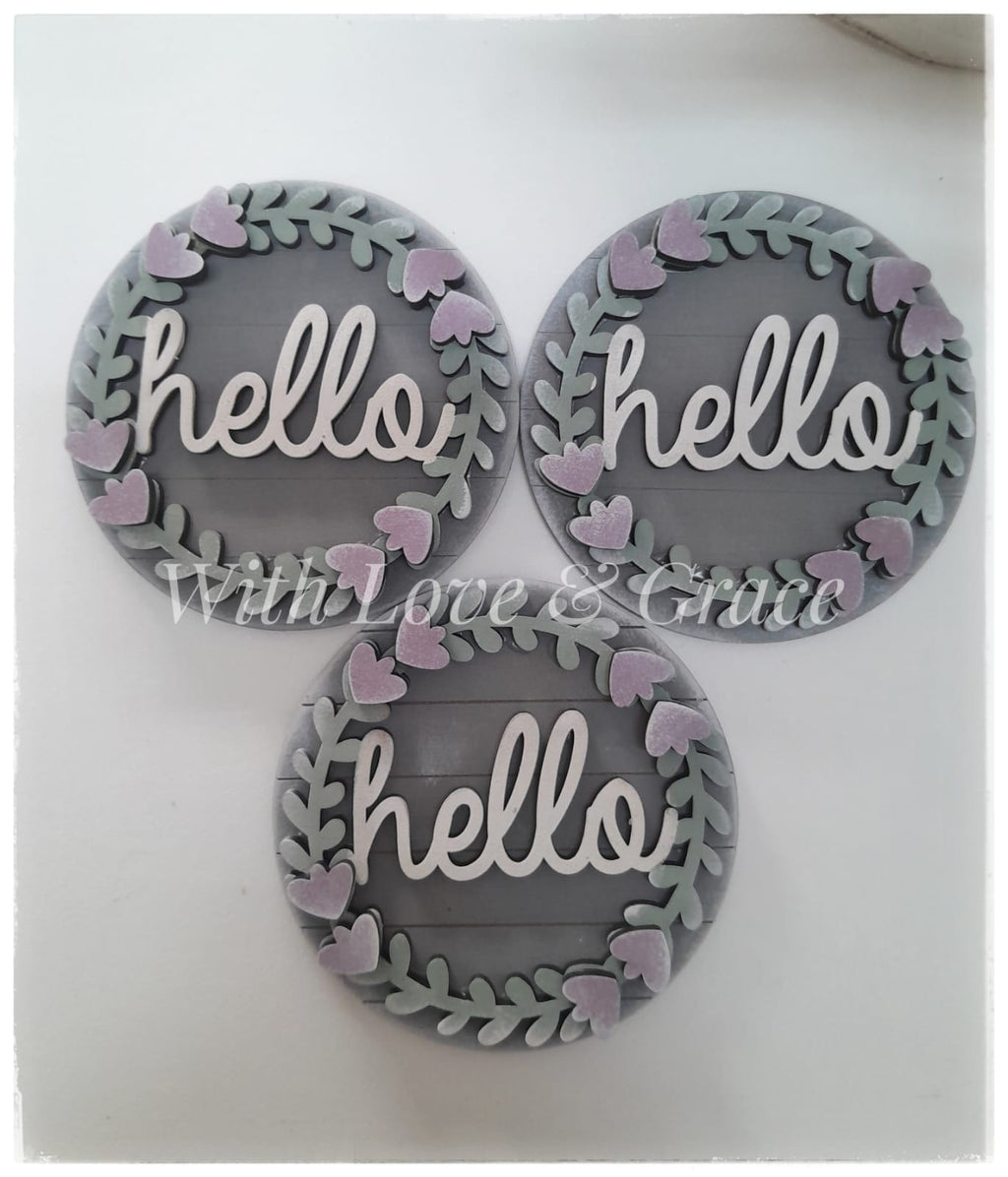 Interchangeable Round Single - Lavender