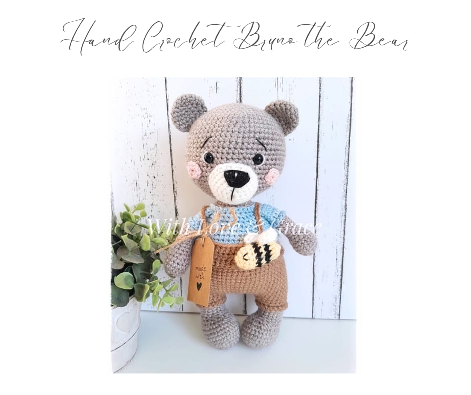 Bruno the Bear – Crochet Bear