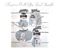 Snowmen Melt Your Heart Ornament Bundle (Set of 4)