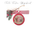Santa Tracker Ornament - Gingerbread