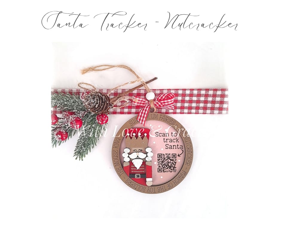 Santa Tracker Ornament - Nutcracker