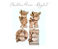 Moose Ornament Bundle - DIY Kit (Set of 4)