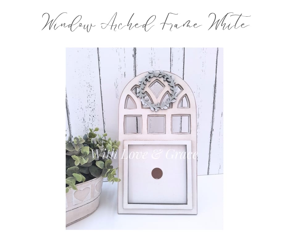 Arch Window Frame Interchangeable (10.8cm inserts)