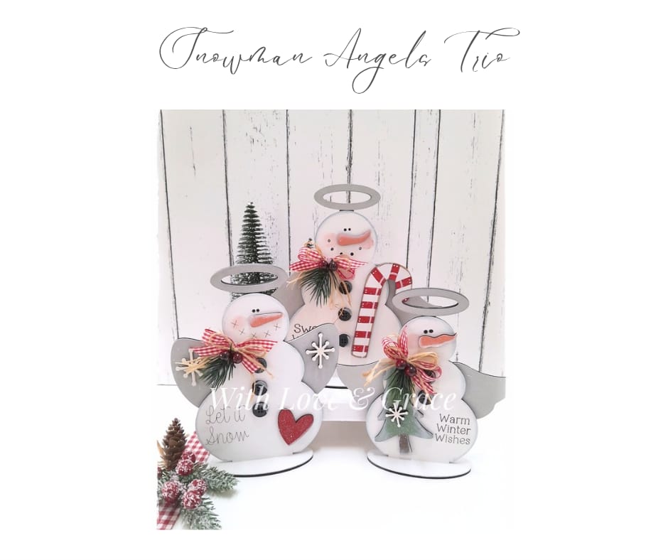 Snowmen Angels (Set of 3)