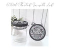 Slanted Glass Jar 650ml with Interchangeable Lid