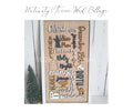 Holly Night Holiday Christmas Collage / Sign