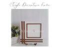 Decorative Frame (Single) with Easel Stand (10.8cm insert)