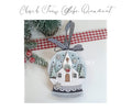 Snow Globe Ornament – Light Up Christmas Church