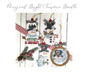 Merry & Bright Snowman Ornament Bundle - Painted (Set of 4)