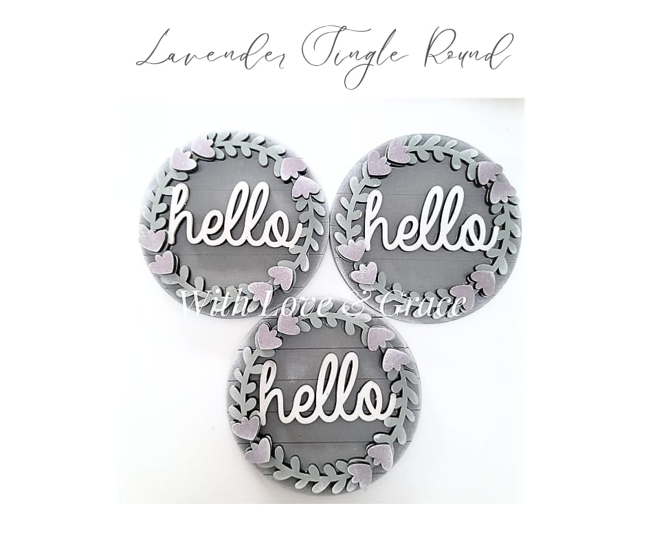 Interchangeable Round Single - Lavender