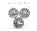 Interchangeable Round Single - Lavender
