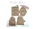 Santa Claus Ornament Bundle - DIY Kit (Set of 4)