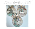 Rustic Farmhouse Elf Ornament Set of 3