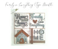 Family is Everything 10.8cm Square Bundle Set - Painted (Set of 4)