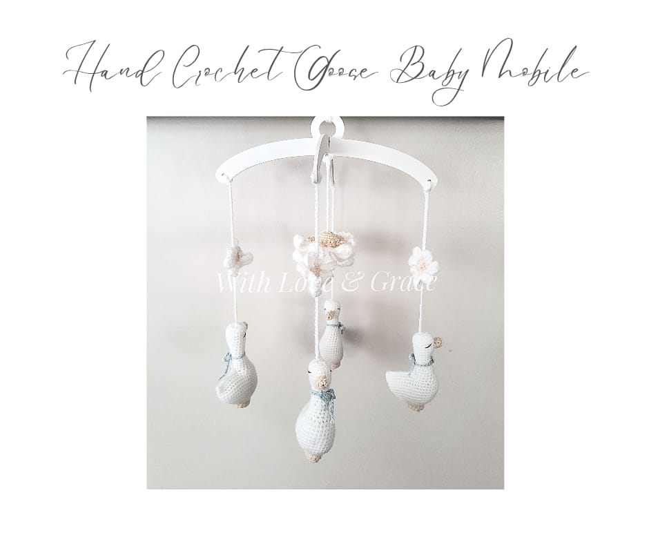 Crochet Goose Mobile