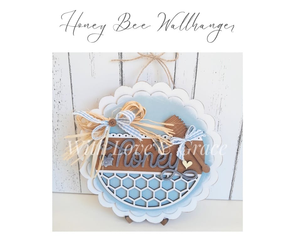 Honey Bee Hanging Decorative Item 15cm