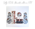Jolly Santa Barn Door Interchangeable Décor Set