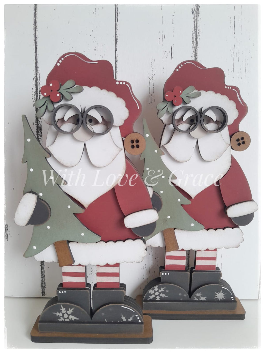 Free Standing Jolly Santa