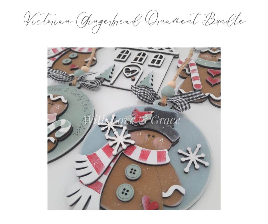 Victorian Gingerbread Ornament Bundle