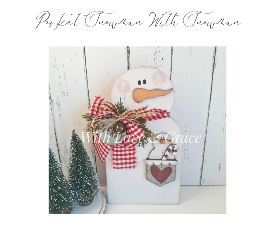 Pocket Snowman with Snowman