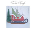 Santa Sleigh Shelf Sitter