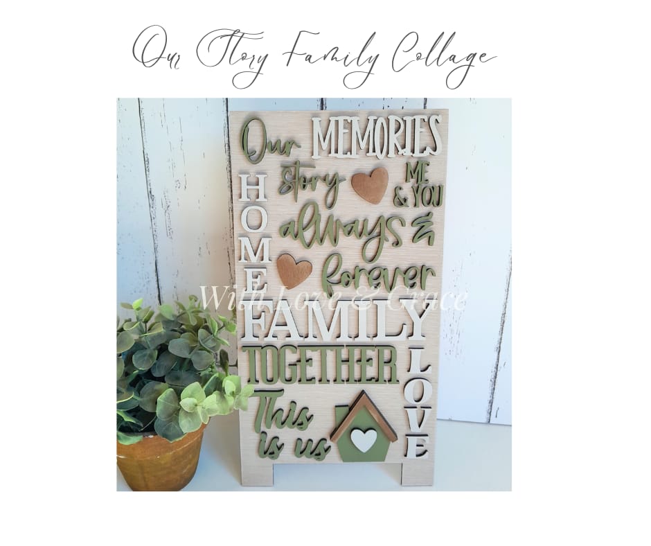 Our Story Family Collage