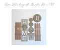 Home Interchangeable Barn Door Décor Set