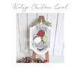 Vintage Christmas Interchangeable Easel