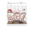 Christmas Gingerbread Gnome Trio