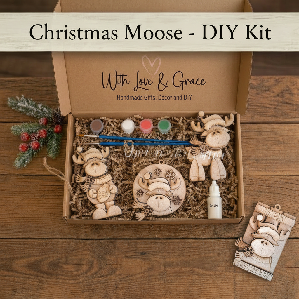 Christmas Moose - DIY Kit