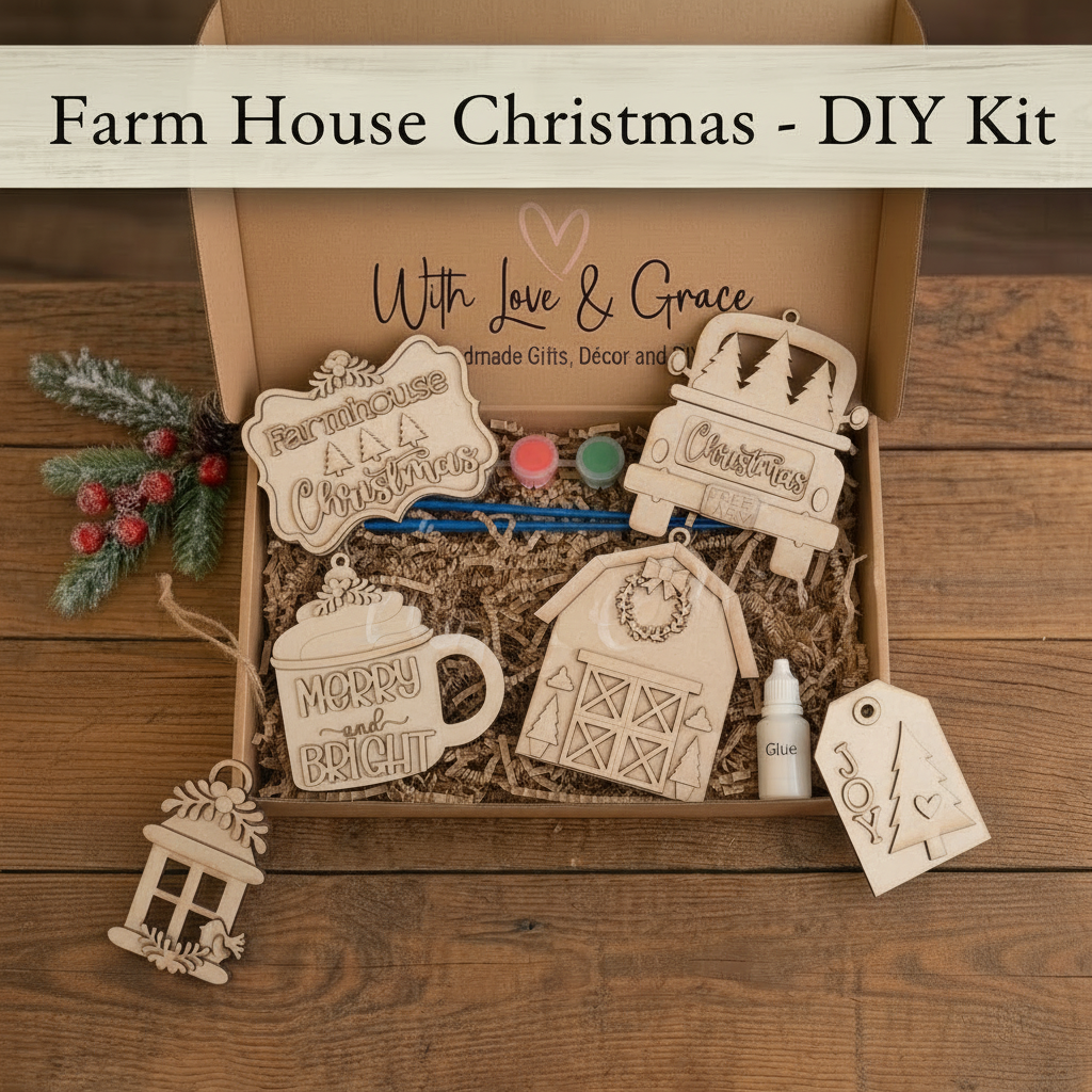 Farm House Christmas - DIY Kit